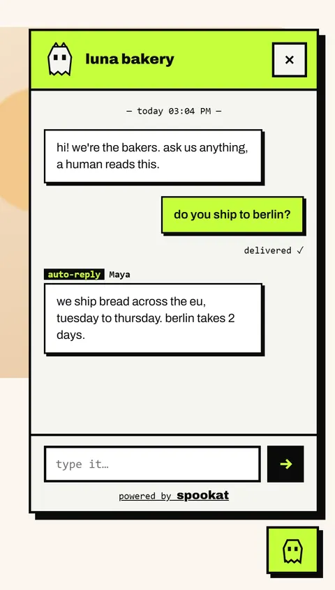der chat im stil brutal
